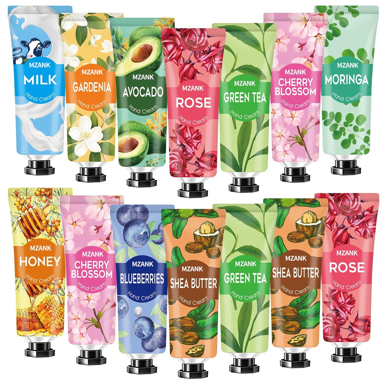 14 Pack Hand Cream for Dry Cracked Hands,Valentines Day Gifts for Her Women Teengirls,Galentines Day Gifts,Bridesmaid Gifts,Nurse Appreciation Gifts,Teacher Appreciation Gifts,Hand Lotion Travel Size